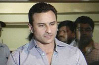Saif Ali Khan at Colaba Police Station